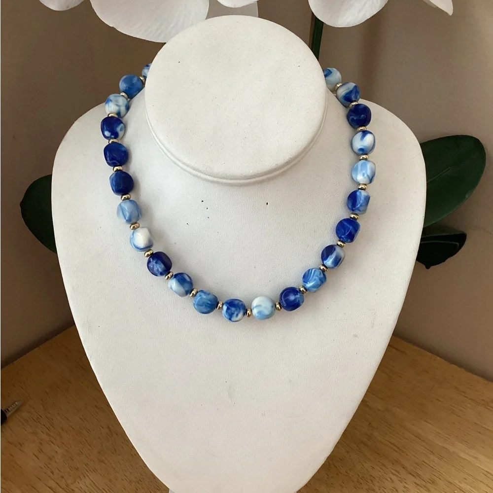 Denkays Chunky Statement Ethnic Indian  African Bold Chunky Necklace